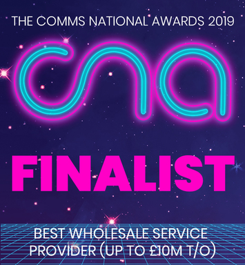 Comms National Awards 2019 Finalist Best Wholesale Service Provider up to £10m turnover